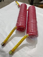 Ensemble de tuyaux enroulés de frein à air de camion en polyamide de couleur noire personnalisée