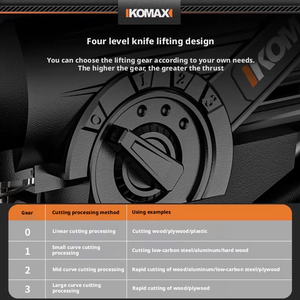 Sierra de Calar de Grado Industrial <span class=keywords><strong>con</strong></span> Batería de Litio, Máquina de Corte Manual para Madera/Metal/<span class=keywords><strong>PVC</strong></span> <span class=keywords><strong>con</strong></span> 3 Años de Garantía - Product Image 4