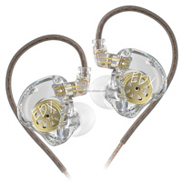 Auriculares de Monitoreo para Músicos KZ ZS10 PRO X, 1DD+4BA, Armadura Equilibrada, IEM, Sonido Detallado, Auriculares para Ensayos