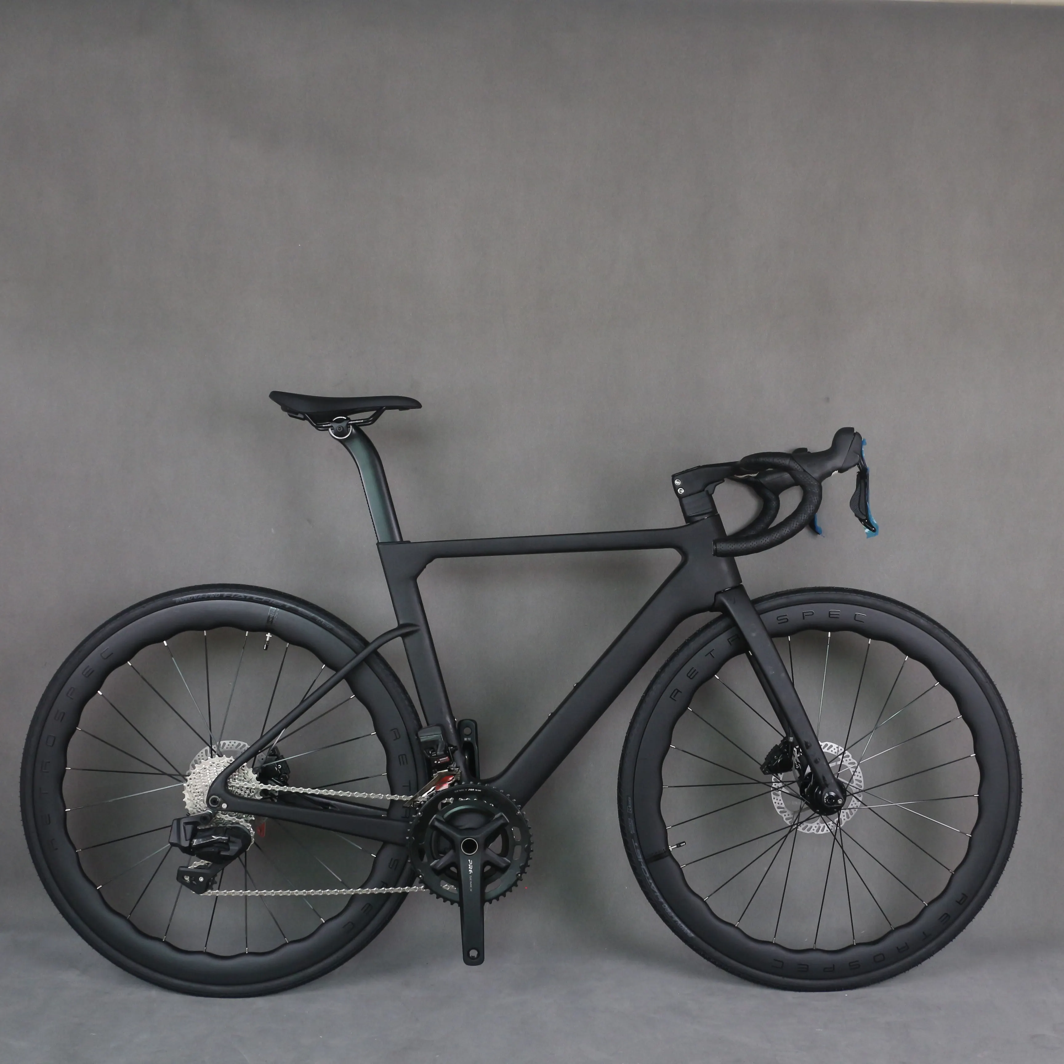 New Carbon frame T1000 Disc Road Bike TT-X42 Carbon Fiber 24 Speed Di2 Hydraulic Groupset With Carbon Wheels