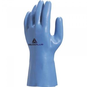 DELTA PLUS - VE920BL10 Gant en latex bleu sur doublure en coton interlock-longueur 30 cm (multi-pack) -GANTS EAN 3295249008772 - Product Image 1