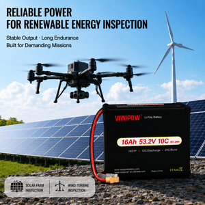 Batterie de drone stable à décharge rapide 10C 53.2V 16Ah, cellule lithium durable pour photographie aérienne, protection des plantes, cartographie, UAV - Product Image 2