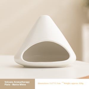 Le Shi Mini Cheminée en Céramique Brûleur d'Encens Bol en Forme de <span class=keywords><strong>Cône</strong></span> Palo Santo Support Cheminée Sauge Diffuseur d'Aromathérapie Écologique - Product Image 6