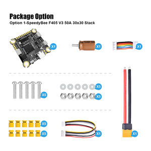 Contrôleur de vol FPV STM32F405 avec <span class=keywords><strong>ESC</strong></span> 70A intégré, caméra <span class=keywords><strong>1080</strong></span>, construction en plastique pour drones longue portée (vitesse maximale de 150 km/h) - Product Image 4