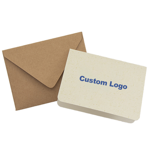 Wholesale Custom Logo Cute 9*12cm Birthday Party Greeting Cards Set With Envelopes