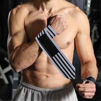 Sangles de poignet de musculation robustes personnalisées OEM pour la force athlétique et l'exercice de musculation