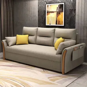 Kualitas baik tempat tidur penyimpanan Sofa furnitur Modern dilipat untuk ruang tamu