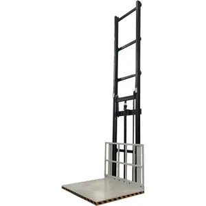 Ascenseur extérieur intérieur de 200kg pour entrepôt de fret handicapé Cargo Small Home Elevator Lift Passenger Wall Mounting