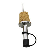Verseur à vin en acier inoxydable avec bouchon, couvercle anti-poussière pour bouteille de vin, verseur pour huile d'olive, couvercle pour bouteille d'alcool, verseur à vin