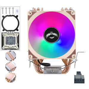 Enfriador de CPU QiuzAim X99/X79 con <span class=keywords><strong>2</strong></span>/4/6 Tubos de Calor Soporte Universal para Intel LGA 2066/2011-3 y AM4/AM5 Refrigeración Silenciosa con Ventilador PWM de 90 mm - Product Image 1