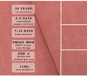 4821 # शुद्ध लिनन कपड़े 1980 के लिए शरद ऋतु के सर्दियों के कपड़े जैकेट 138 सेमी चौड़ाई के लिए लड़कों की लड़कियों के लिए बुना तकनीक - Product Image 4