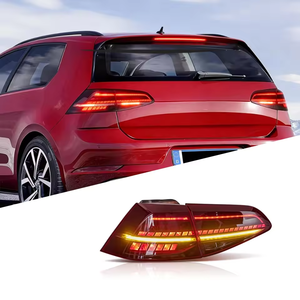 Luci Posteriori a LED con Indicatore di Direzione Sequenziale per Volkswagen <span class=keywords><strong>Golf</strong></span> MK7 MK7.5 Hatchback 2013 2014 2015 2016 2017 2018 2019 2020 - Product Image 1