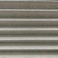 Cortina para Ventana y Puerta, Impermeable, Antipolvo, Antiinsectos, Removible, de Poliéster Recubierto de PVC, Malla Plegada Plisada para Uso en Exteriores