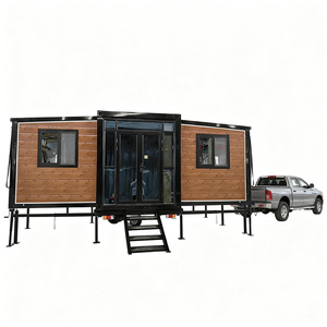 Casa Portátil Pequeña sobre Ruedas, Casas Prefabricadas Modernas, Contenedor con Ruedas para Viajar en Auto, Casa Rodante Integrada para Acampar o Estar en un Motel - Product Image 5