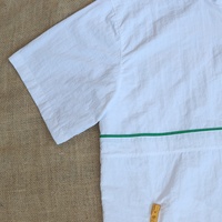 Vente en gros de vestes coupe-vent blanches sur mesure, légères, à col zippé, pour hommes, idéales pour la course en extérieur et le golf