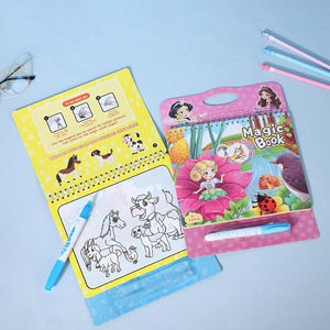 Juego de Libros de Dibujo Personalizados, Juguetes de Pintura con Gouache, Graffiti, <span class=keywords><strong>Escritura</strong></span> y Acuarela, Caja de Regalo con Libro para Colorear y Rompecabezas para Niños - Product Image 2