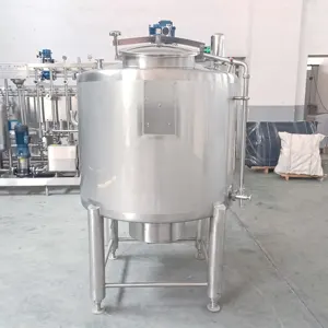 Serbatoio di raffreddamento del latte verticale sanitario in acciaio inossidabile Ss304