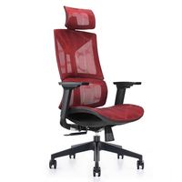Chaise de bureau de direction à hauteur réglable en promotion avec pièces de piston et composants en aluminium