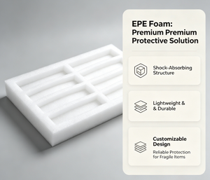Perfil de Espuma EPE de Grado Alimenticio Personalizable, Embalaje Protector a Prueba de Golpes para Utensilios de Cocina - Product Image 1