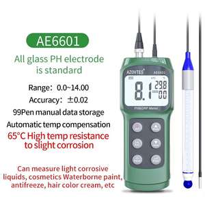 पोर्टेबल जल गुणवत्ता परीक्षक विश्वसनीय पीएच मीटर सेंसर औद्योगिक उपयोग ओएम/ओडम उच्च सटीकता 0.02 - Product Image 2