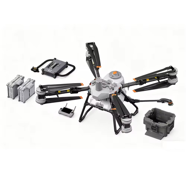 Agras T100 Agriculture Drone with Dual RTK GPS Module Engine & Motor 8-Pair Rotors 2km Radius Payload Sprayer
