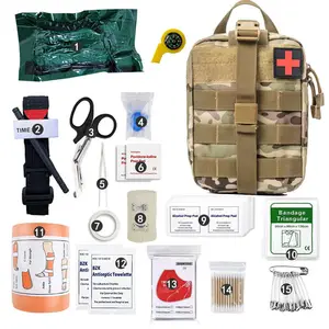 Kit di pronto soccorso tattico Molle EDC Pouch Medical Survival Emergency IFAK Bag campeggio laccio emostatico fasciatura Trauma