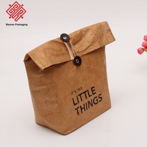 Bolsa Térmica Baoren Bento, Bolsa de Regalo Creativa y Cultural, Papel Tyvek, Lámina de Aluminio, Cierre de Cremallera, Resistente al Agua, Ecológica - Product Image 2