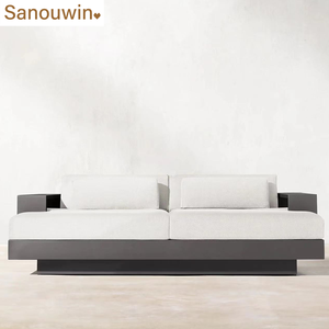 Juego <span class=keywords><strong>de</strong></span> sofá con marco <span class=keywords><strong>de</strong></span> aluminio para exteriores <span class=keywords><strong>de</strong></span> estilo moderno, cojín para todo tipo <span class=keywords><strong>de</strong></span> clima para el hogar, Hotel, jardín, salón, ocio, <span class=keywords><strong>diseño</strong></span> <span class=keywords><strong>de</strong></span> <span class=keywords><strong>muebles</strong></span> <span class=keywords><strong>de</strong></span> jardín - Product Image 3