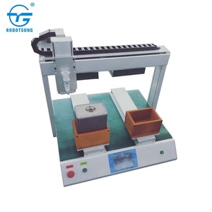 Produits les plus vendus : Machine de distribution de colle UV à trois axes avec éclairage LED, distributeur automatique de colle silicone - Product Image 1