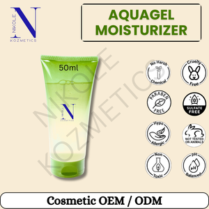 อควา เจล เฟซ มอยส์เจอร์ไรเซอร์ เจลให้ความชุ่มชื้นน้ำหนักเบาพร้อมส่วนผสมจากพฤกษศาสตร์ที่ดูดซึมได้รวดเร็วสำหรับการดูแลผิวประจำวันที่ติดทนนาน - Product Image 2