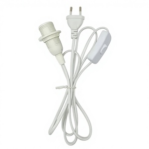 DIY Table Lamp Accessories with E14 Lamp Holder <b>Socket</b> 303 Switch Pure Copper Wire <b>Screw</b> Style Made of Plastic - Product Image 5