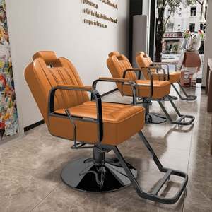 Silla de peluquero de gama alta para equipos de estilismo de peluquería con plataforma de elevación para corte de pelo Perm Dye Lounge - Product Image 4