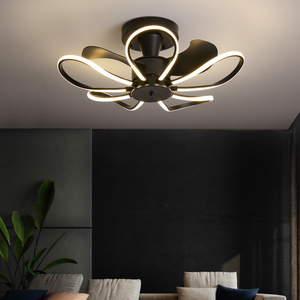 Ventilateur <span class=keywords><strong>de</strong></span> plafond LED tricolore à télécommande HSG Zhongshan, <span class=keywords><strong>prix</strong></span> d'usine, avec moteur CC, 6 vitesses, faible bruit - Product Image 2