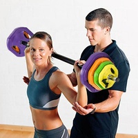 Ensemble de musculation, de musculation, d'haltères, d'haltères et de poids, barre de pompe et ensemble de poids