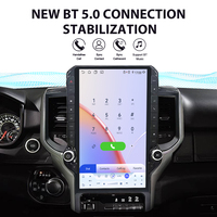 ZWNAV 14,5-Zoll Android 15 Autoradio-Haupteinheit für Dodge Ram Trucks 2019-2023 mit Integrierter GPS-Navigation Multimedia Auto-Stereoanlage