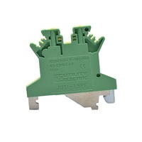 Bloc de bornes à vis pour rail DIN pour armoire de commande PLC, câblage externe, section transversale nominale 1,5 mm², 500V, 17,5A