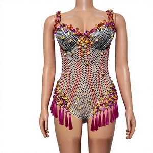 Vestido de Noche Sexy con Flecos de Cristal para Cantante Femenina, Estilo <span class=keywords><strong>Taylor</strong></span> Swift, para Actuaciones en Discotecas y Bares - Product Image 1