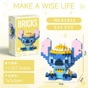 Mini Blocchi da Costruzione Anime con Piccole Particelle Compatibili con <span class=keywords><strong>Lego</strong></span>, Giocattoli Assemblabili per Bambini, Scatola a Sorpresa, Produttore <span class=keywords><strong>di</strong></span> Giochi Portatili - Product Image 3