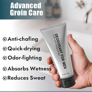 Crema desodorante de bolas unisex con etiquetas privadas personalizadas, crema hidratante antirozaduras, reduce el olor del sudor, sin aluminio para el área de la ingle - Product Image 4