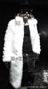 Cappotto <span class=keywords><strong>Lungo</strong></span> da <span class=keywords><strong>Uomo</strong></span> in Pelliccia Sintetica Impermeabile Stile <span class=keywords><strong>Trench</strong></span> Europeo Americano - Product Image 6