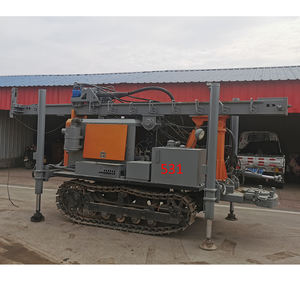 사용 된 <span class=keywords><strong>200</strong></span> 미터 깊이 시추공 드릴링 머신 유압 디젤 물 우물 장비 크롤러 우물 드릴링 장비 - Product Image 1