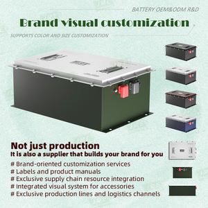 JREPower G Serisi LiFePO4 Yarı Katı Hal Batarya Paketi 64V 100Ah 20S1P IP65 Elektrikli Golf Arabası 6000 Döngü 300A Deşarj - Product Image 2