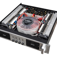AUWAY MAX4800 1200W 4 Kanal 2U Güç Amplifikatörü Sınıf H Devresi XLR Giriş ve Speakon Çıkış 4 Ohm Metal DJ/Karaoke Sahne İçin
