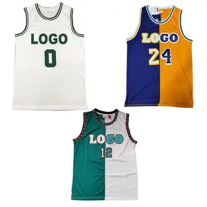 Camisa de basquete personalizada, barata, 30 equipe, nova impressão, venda quente, camisa de basquete personalizada