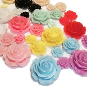 13mm bella resina fiore della rosa per l'abbigliamento/gaments/cappelli/gioielli