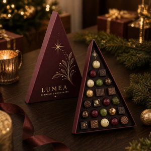 <strong>Chocolate</strong> Gift Box <strong>Triangle</strong> Shaped Wholesale Custom Printed Rigid Paper Packaging for Premium <strong>Chocolates</strong> Christmas - Product Image 2