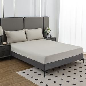 Drap-housse brodé en coton biologique avec fibres d'argent, antibactérien, écologique, 400TC, pour la maison, l'hôtel et l'hôpital - Product Image 1