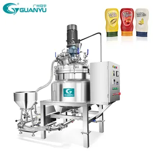 Guanyu 100L Sauce Production Line Mustard Making Machine Birds Nest Ketchup Mixing Tank with Electric Heating Equipment