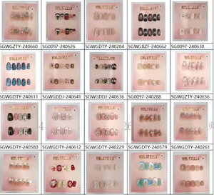 เล็บปลอมคุณภาพสูงแบบกดติดง่าย ขายส่ง แบรนด์ส่วนตัว ปลายเล็บแบบฝรั่งเศส พร้อมกล่องบรรจุภัณฑ์จากผู้ผลิต - Product Image 2