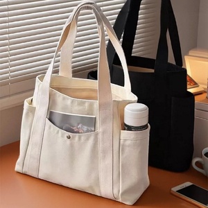 Bolsa de Mano Reutilizable Ecológica Personalizada con Color y Logotipo Personalizados, Asa de Lona Impresa con Serigrafía para Compras y Uso en Exteriores - Product Image 5